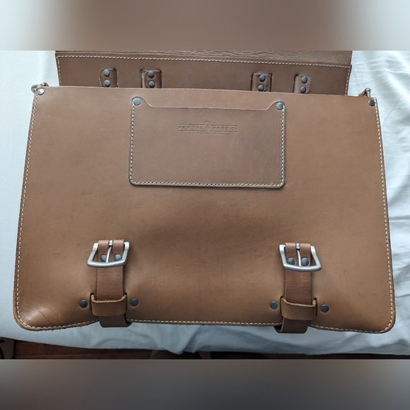 Kendal & Hyde Messenger Briefcase Satchel - Picture 6 of 8